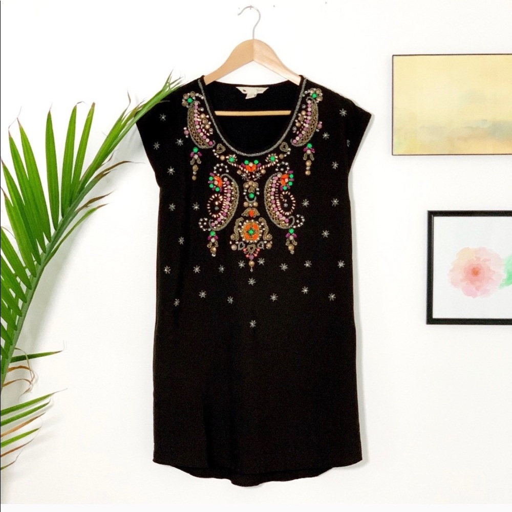 Anthropologie. Yumi Kim beaded dress. Sz XS.